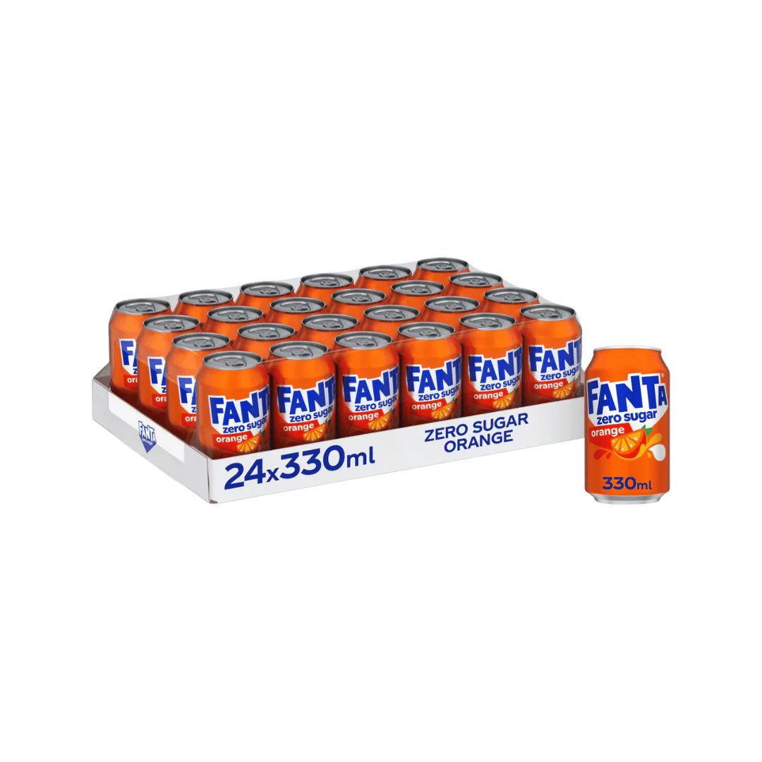 FANTA ORANGE ZERO 24 X 330ML