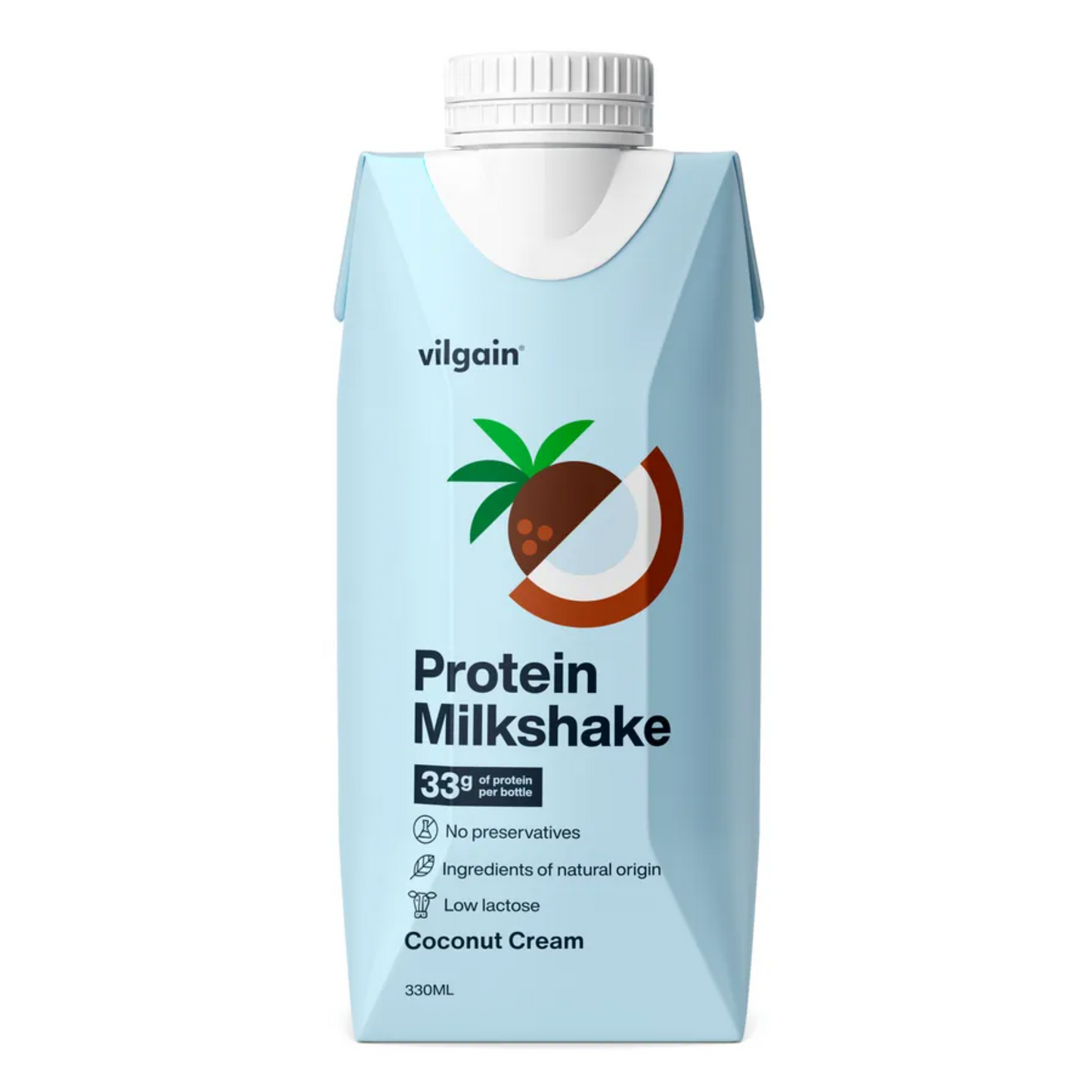 VILGAIN PROTEIN MILKSHAKE COCONUT 12 X 330ML