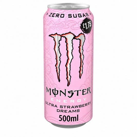 MONSTER ULTRA STRAWBERRY DREAMS GB PMP 12 X 500ML