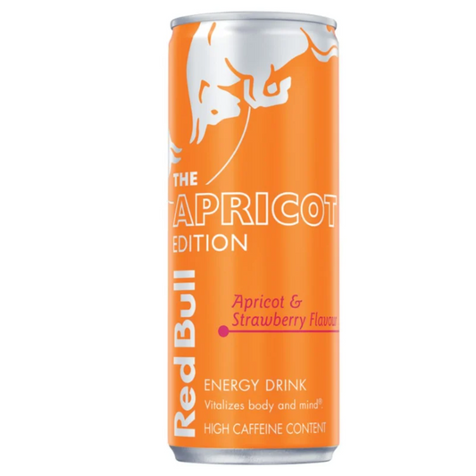 RED BULL APRICOT STRAWBERRY EDITION GB 12 X 250ML