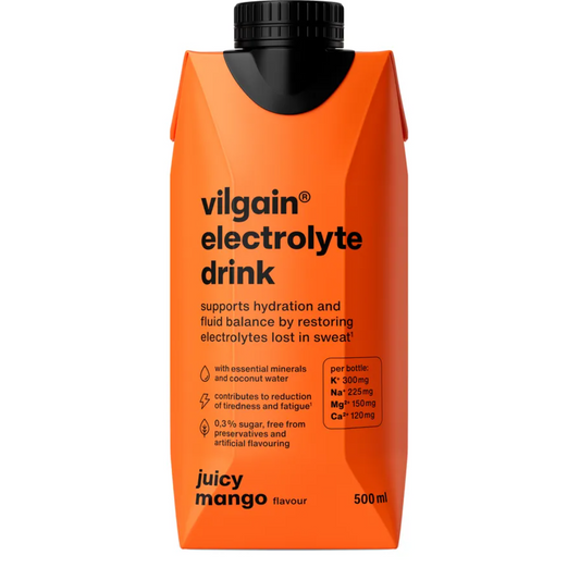 VILGAIN ELECTROLYTE DRINK MANGO 12 X 500ML