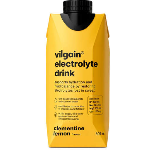 VILGAIN ELECTROLYTE DRINK LEMON 12 X 500ML