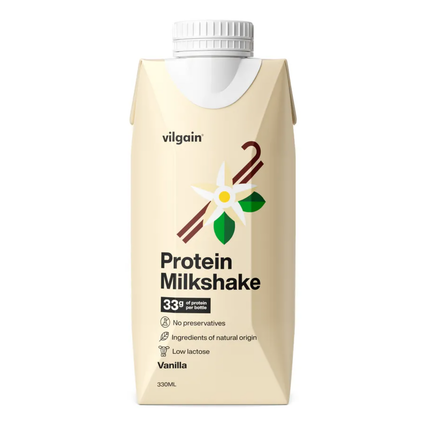 VILGAIN PROTEIN MILKSHAKE VANILLA CARAMEL LATTE 12 X 330ML