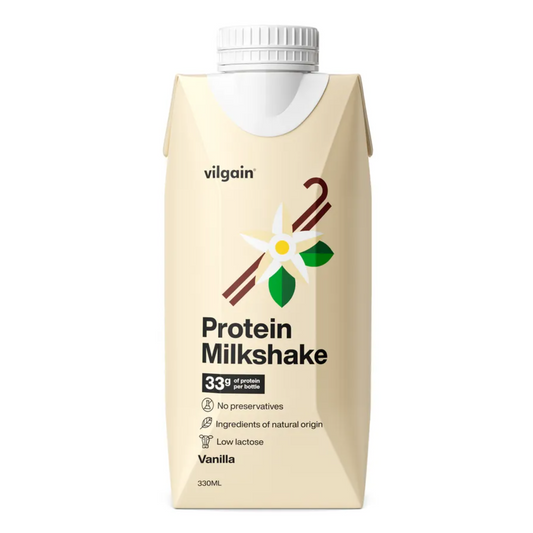 VILGAIN PROTEIN MILKSHAKE VANILLA CARAMEL LATTE 12 X 330ML