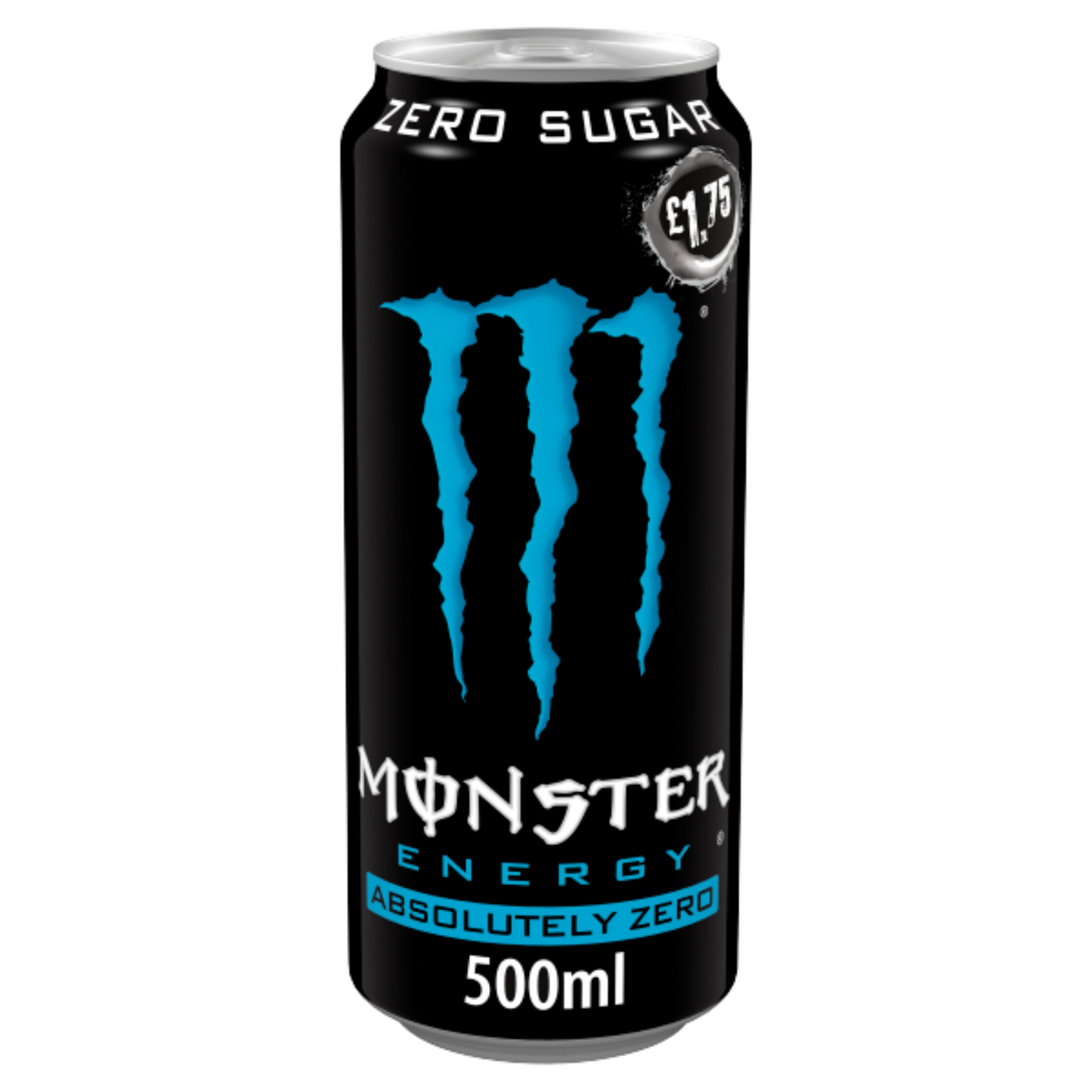 MONSTER ABSOLUTELY ZERO SUGAR GB PMP £1.75 12 X 500ML
