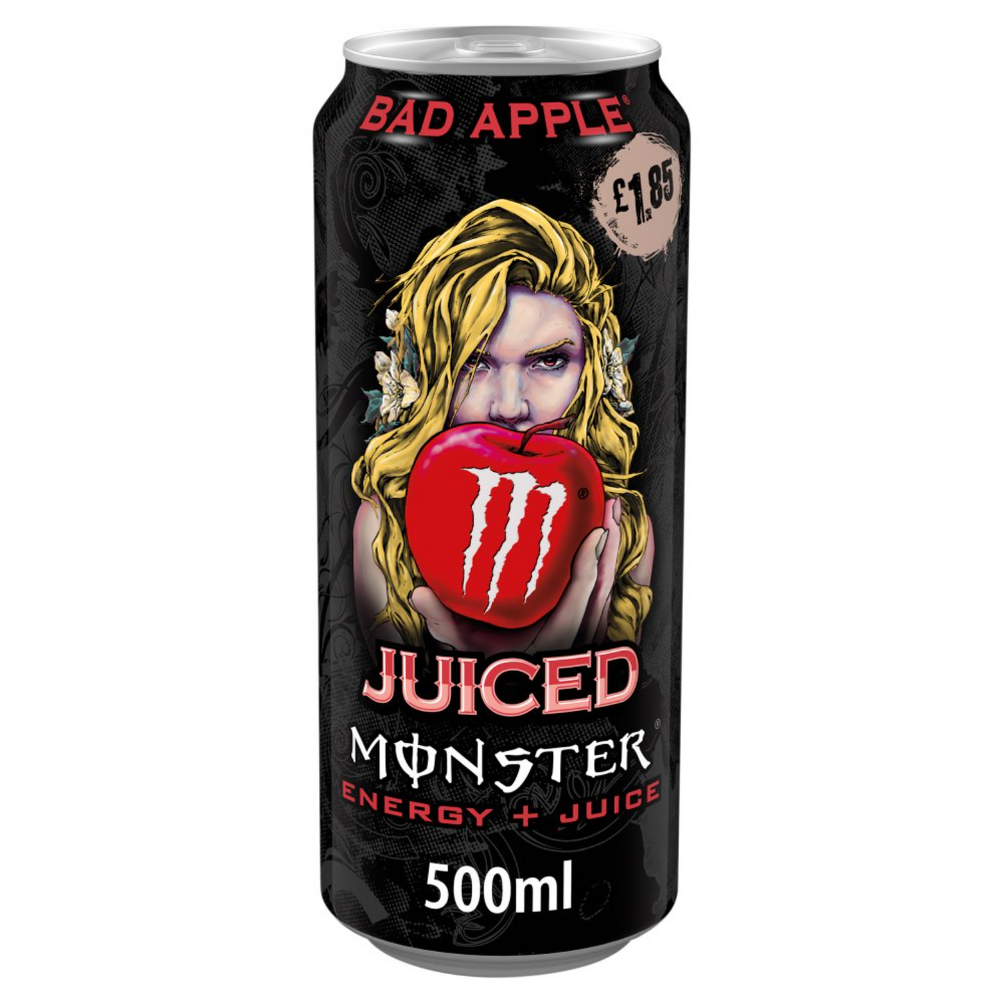 MONSTER BAD APPLE GB PMP £1.85 12 X 500ML